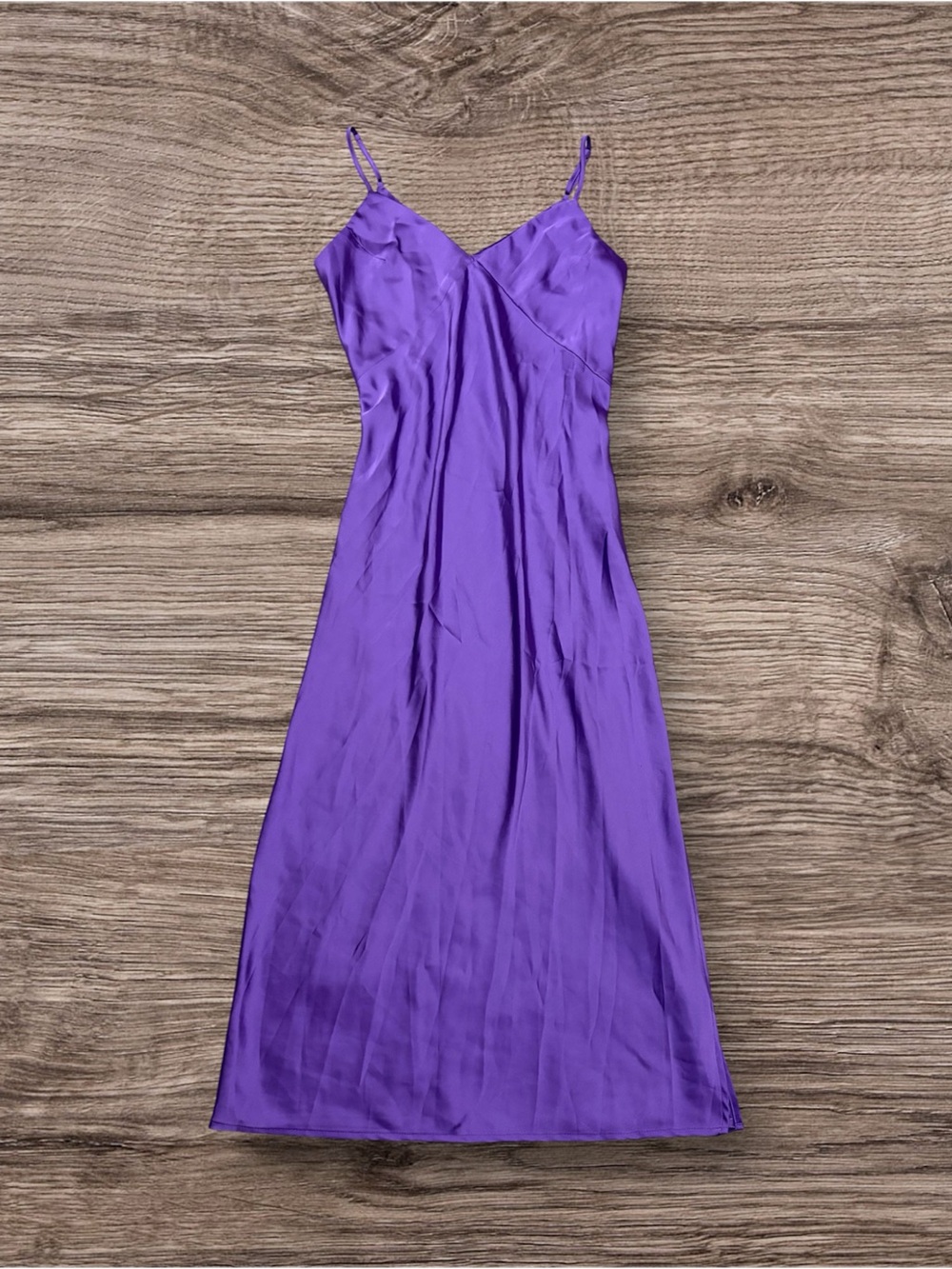 a new day Violet Satin Slip Dress - Spaghetti Strap